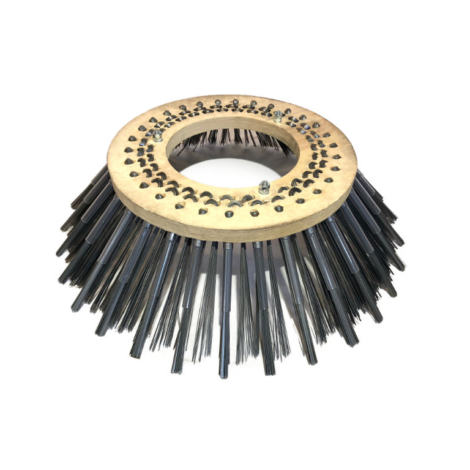 Gutter brush wooden plate